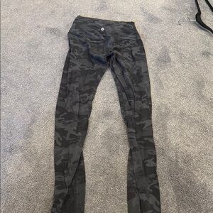 Lululemon Black Camo Leggings